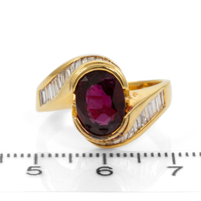 Cerrone 2.34ct Ruby and Diamond Ring - 2