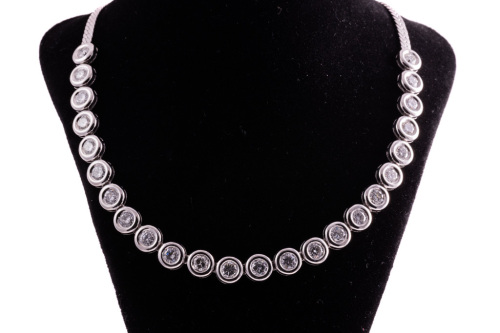 7.54ct Round Diamond Necklace 39.9g