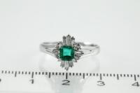 Emerald and Diamond Ring - 2