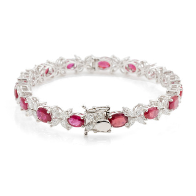 10.45ct Ruby & Diamond Bracelet - 5