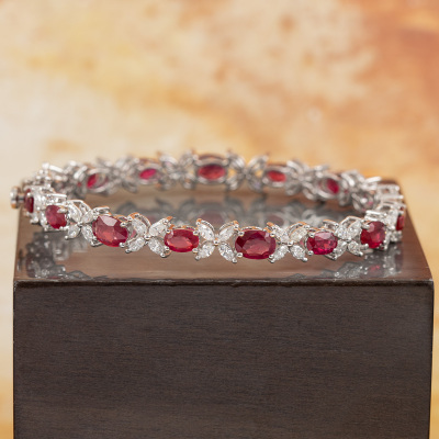 10.45ct Ruby & Diamond Bracelet - 7