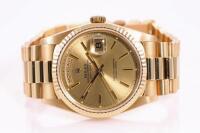Rolex 18ct Gold Mens Watch 18238