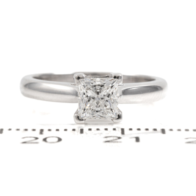 0.90ct Diamond Solitaire Ring GIA E SI1 - 2