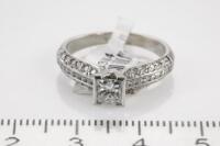 0.50ct Centre Princess Cut Diamond Ring - 2