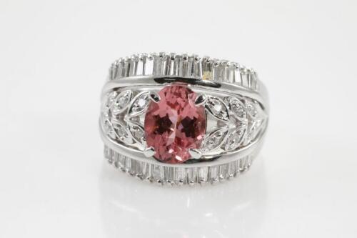 Tourmaline and Diamond Ring