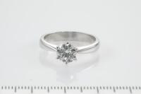 1.08ct Round Diamond Solitaire Ring GIA D IF - 3