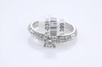 0.51ct Centre Round Diamond Ring