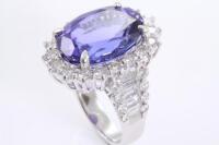 15.49ct Tanzanite and Diamond Ring - 3