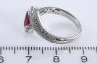 1.04ct Ruby and Diamond Ring - 3