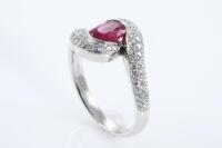 1.04ct Ruby and Diamond Ring - 5