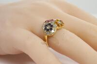 Sapphire, Ruby and Diamond Ring - 6