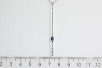 0.26ct Sapphire and Diamond Pendant - 2