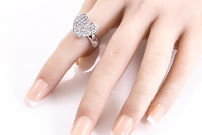 1.07ct Diamond Heart Ring - 4