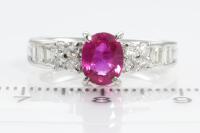 1.30ct Ruby and Diamond Ring - 2