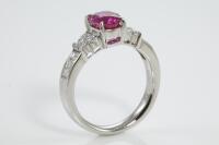 1.30ct Ruby and Diamond Ring - 5