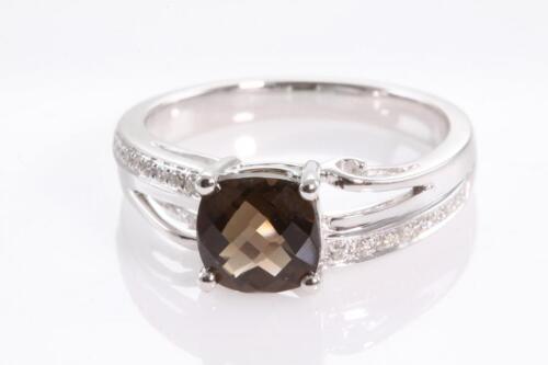 1.43ct Quartz and Diamond Ring