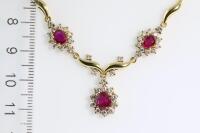 2.11ct Ruby and Diamond Necklace - 10