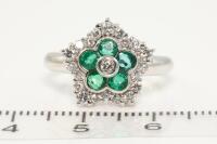 Emerald and Diamond Ring - 2
