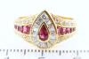 0.45ct Ruby and Diamond Ring - 2