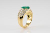 1.48ct Emerald and Diamond Ring - 5