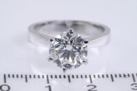 3.02ct Round Diamond Solitaire Ring GIA G VS1 - 3