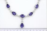 Tanzanite and Diamond Necklace 39.63cts - 2