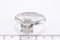 3.01ct Oval Diamond Solitaire Ring GIA F SI2 - 2