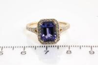 2.99ct Tanzanite and Diamond Ring - 2