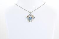 1.80ct Aquamarine and Diamond Pendant - 6