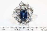 1.88ct Ceylon Sapphire and Diamond Ring - 2