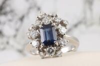 1.88ct Ceylon Sapphire and Diamond Ring - 9