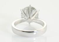 5.01ct Round Diamond Solitaire Ring GSL I P2 - 5