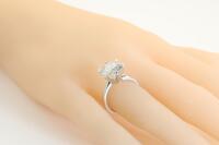 5.01ct Round Diamond Solitaire Ring GSL I P2 - 7