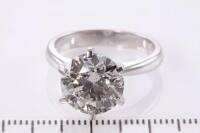 5.02ct Round Diamond Solitaire Ring GIA L SI2 - 4