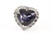 14.67ct Sapphire and Diamond Ring