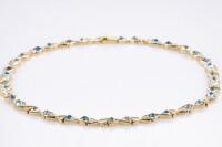 Topaz and Diamond Necklace - 3