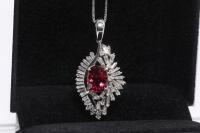 2.01ct Ruby and Diamond Pendant - 9