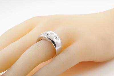 Diamond Dress Ring 18ct White Gold - 6