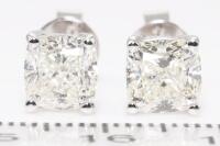 3.42ct Diamond Stud Earrings GIA L SI1 - 4